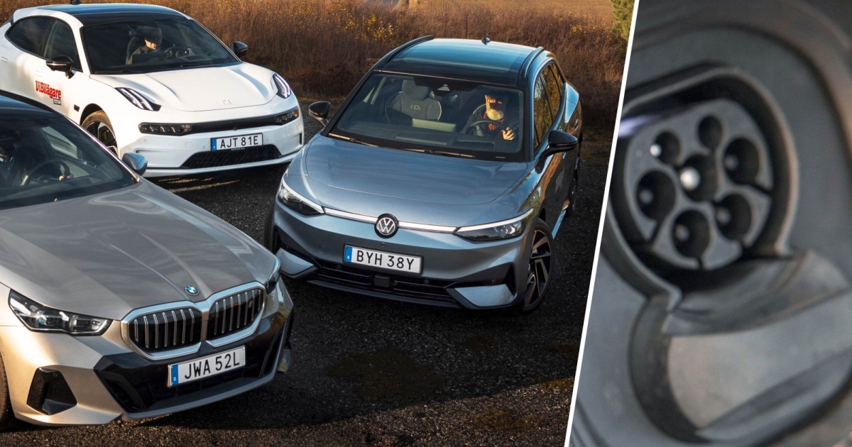 Laddtest: BMW i5 Touring, Volkswagen ID.7 Tourer och Zeekr 001 (2024 ...