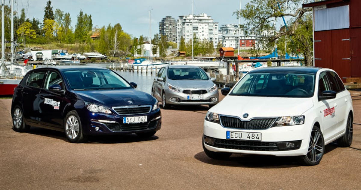 Biltest: Kia Cee'd, Peugeot 308 och Skoda Rapid Spaceback | Vi Bilägare