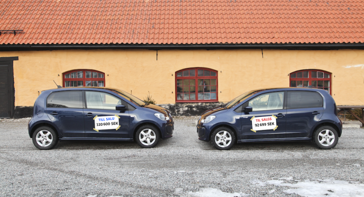 Hittar du drömbilen i Norge finns det pengar att spara. Dessutom gör du både statskassan och miljön en tjänst. Volkswagen E-Up är en av de bilar där det går att spara 25 000 kronor genom att hämta bilen på andra sidan gränsen.
