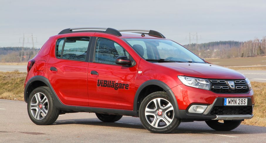 Dacia Sandero – här i Stepway-utförande – är en enkel och billig småbil byggd med Renaultdelar.