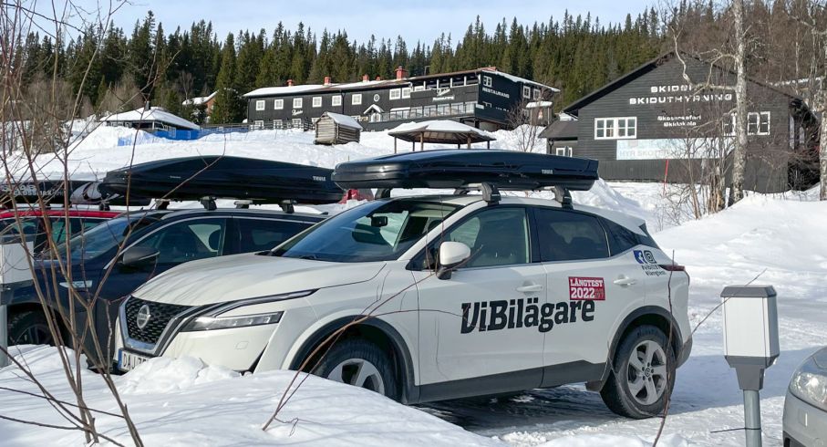 Brett bagage, uppvärmd vindruta och trygg chassibalans uppskattas på fjällresan.