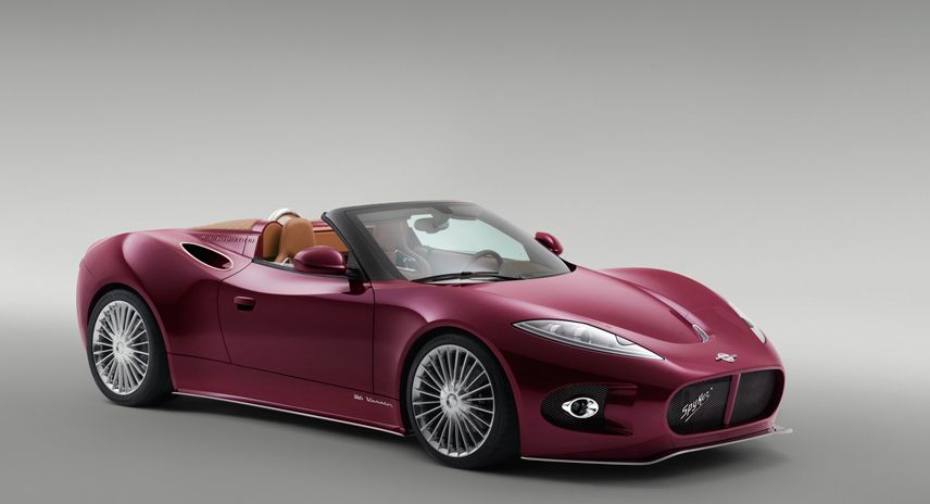 Spyker B6 Venator Spyder var bland det sista vi såg från tillverkaren. Bilen ska ha varit designad av Victor Muller själv.