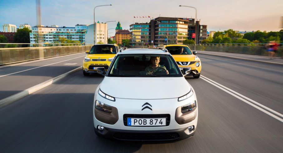 BIltest: Citroën Cactus, Kia Soul och Nissan Juke.