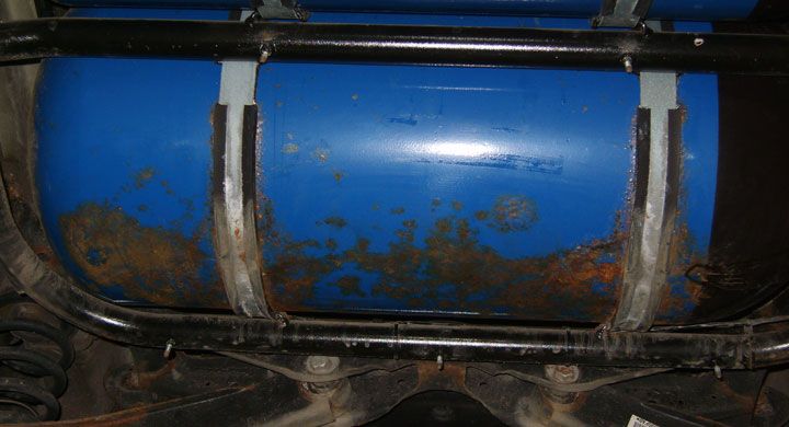 Rostskadade gastankar ska ersättas med nya och bättre rostskyddade i Volkswagens återkallningskampanj.
