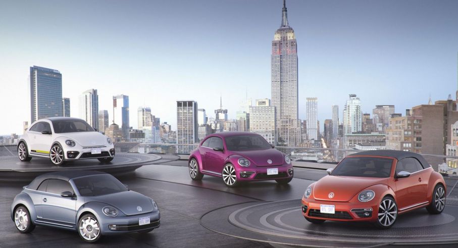 Volkswagen visar fyra nya bubblor i New York.
