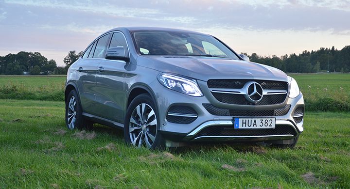 Mercedes GLE Coupé kombinerar slanka kupélinjer med suvens höga markfrigång.