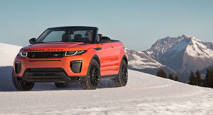 Range Rover Evoque har blivit taklös.