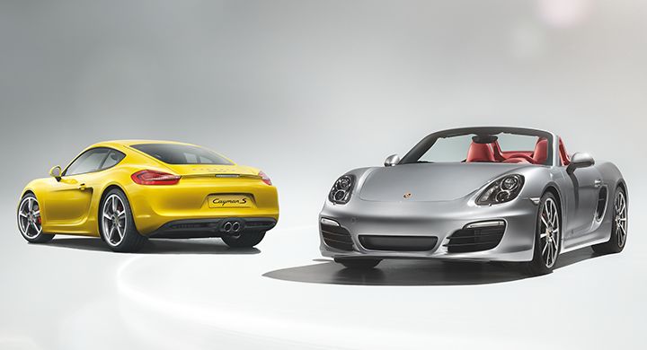 2016 får Boxster och Cayman tillägget 718.