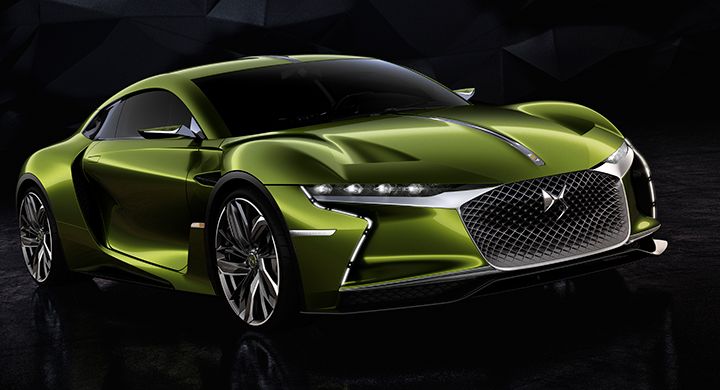 DS E-Tense är en elektrisk sportbil.