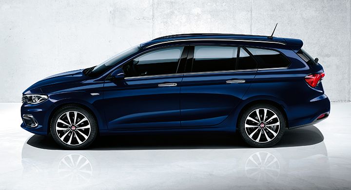 Personer som är 1,85 meter långa får garanterat plats i Tipo kombi, enligt Fiat.