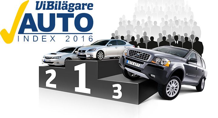 Lexus tar sin femte raka seger i Autoindex. Subaru hamnar på andra plats och Volvo kliver för första gången upp på prispallen.