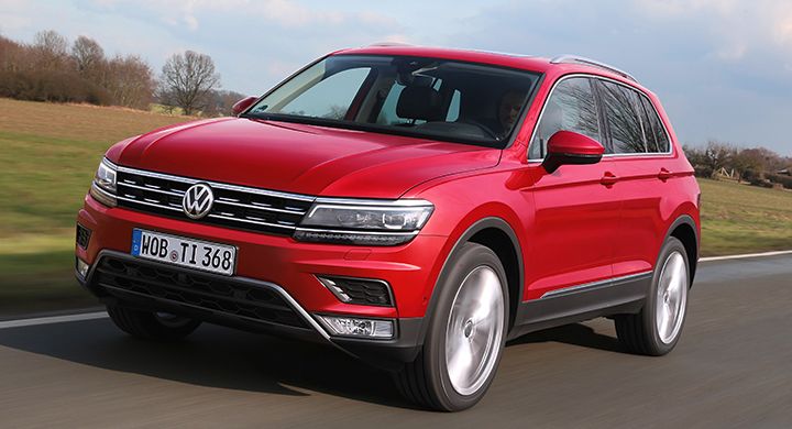 Tiguans vassare front är lånad från nya Passat. Volkswagens designteam säger sig ha jobbat enligt devisen ”less is more”.