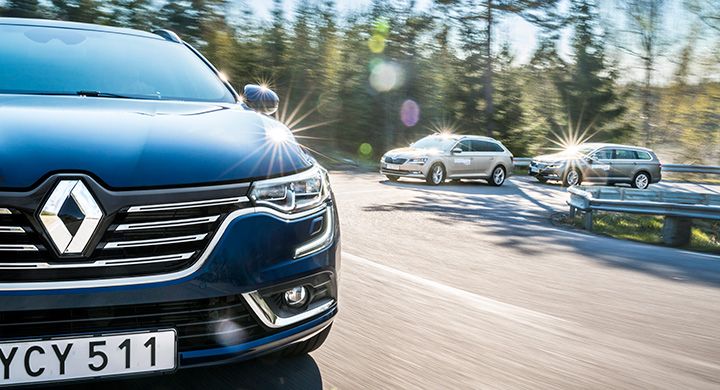 Test talisman superb passat 01