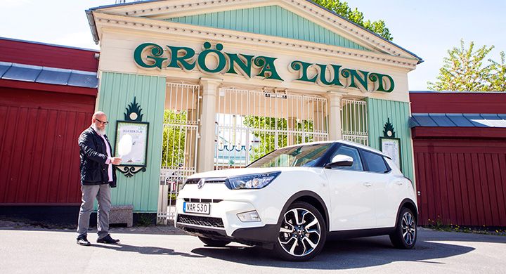 SsangYong Tivoli får inte heta så i Danmark där ett känt nöjesfält har skyddat namnet. Inga problem här dock.