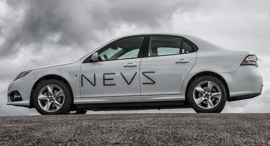 Elektriska bilen från Nevs baseras på Saab 9-3 och byggs i Kina. Räckvidden ska vara 25-30 mil.