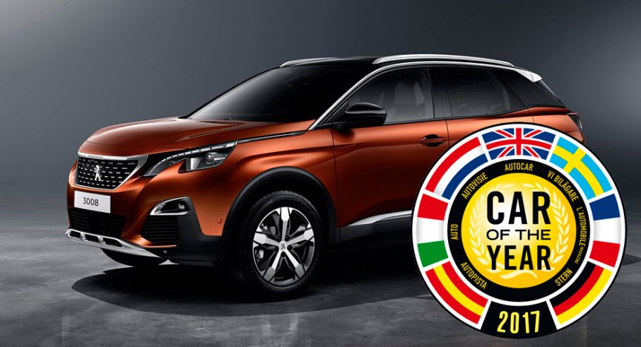 Vinnaren i Årets Bil 2017: Peugeot 3008.
