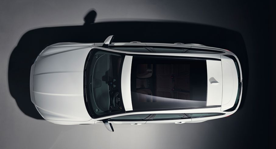 Jaguar XF Sportbrake sedd ovanifrån.