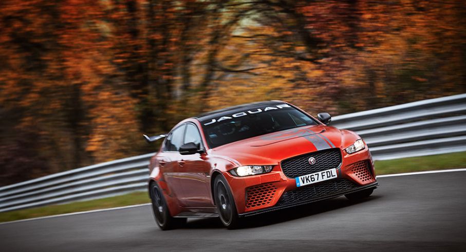 07:21:23 lyder nya rekordtiden runt Nürburgring, satt av Jaguar XE SV Project 8.