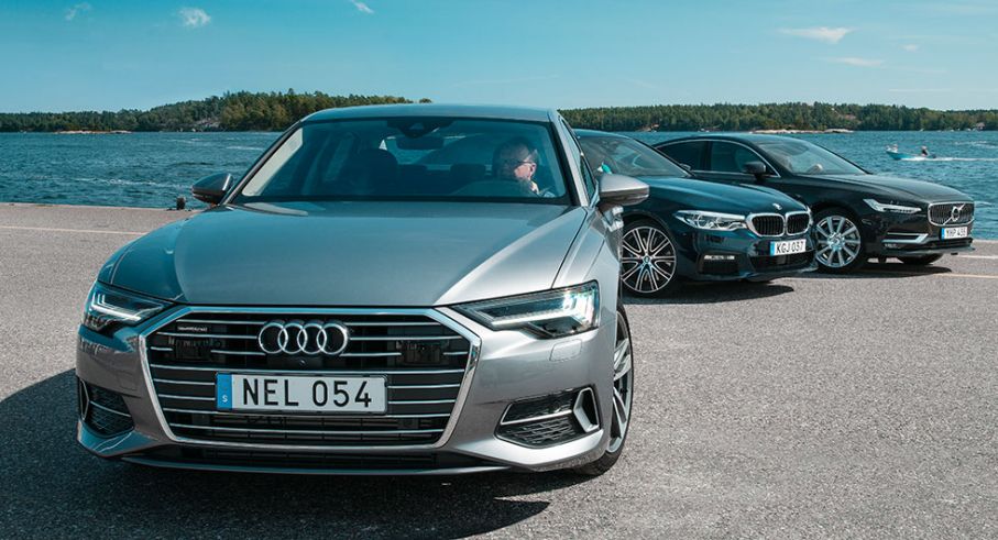 Test audi a6 bmw 5 serie volvo s90 2018 04