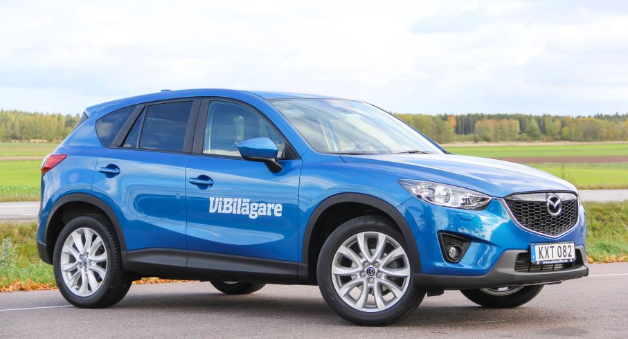 Mazda CX-5 är en mellanstor suv i liknande format som huvudkonkurrenterna Honda CR-V och Toyota RAV4.
