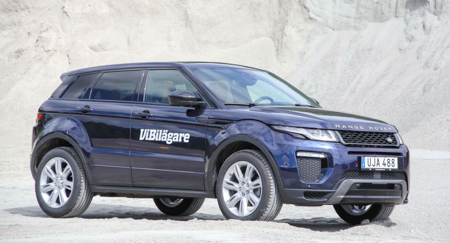 Range Rover Evoque är ingen renodlad terrängbil, men framkomligheten på dåligt underlag är bra.