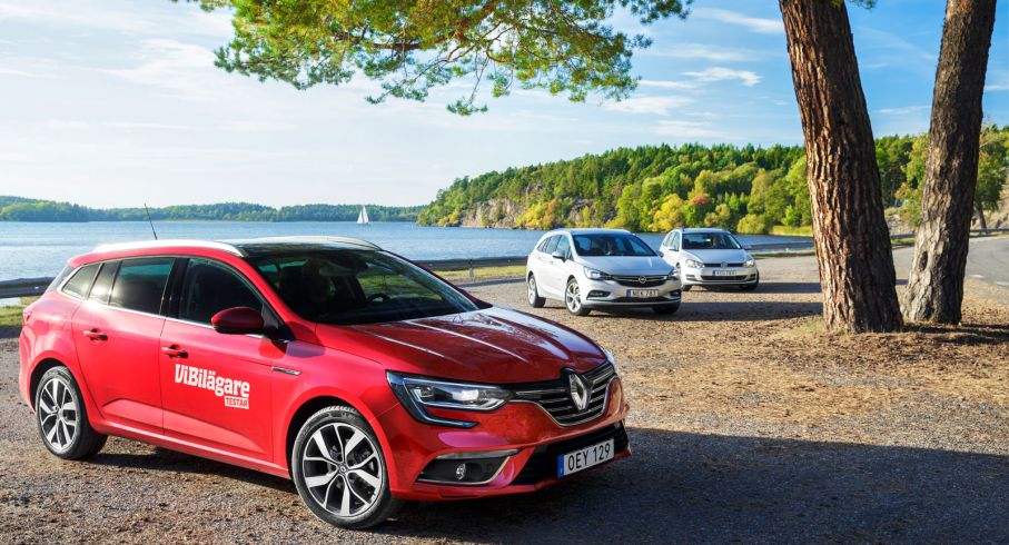 Bra vardagskombi. Renault har satsat mycket på design medan Golfkostymen är stramast i trion.
