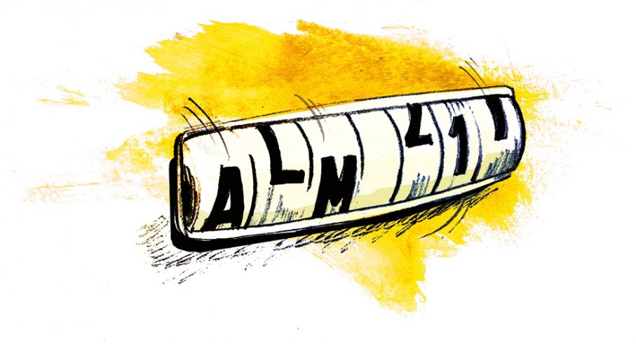Frågeställaren har en personlig registreringsskylt och undrar om det är tillåtet att skifta mellan den och den vanliga skylten. Illustration: Johan Isaksson.