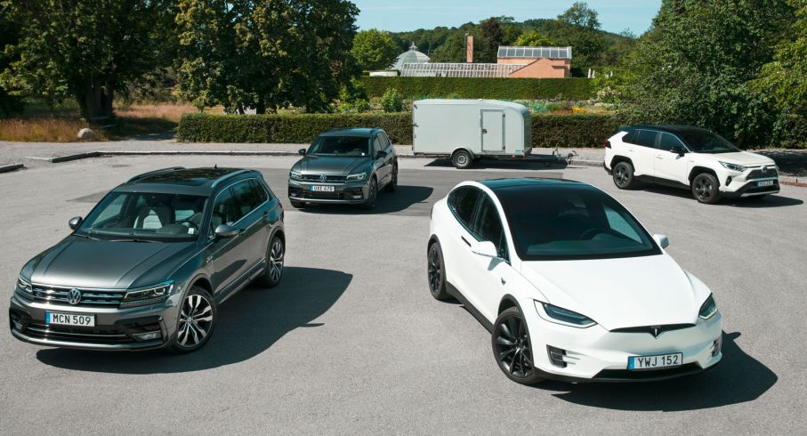Redo för dragkamp. Bensin, diesel, hybrid och el – vilken motor klarar belastningen bäst?