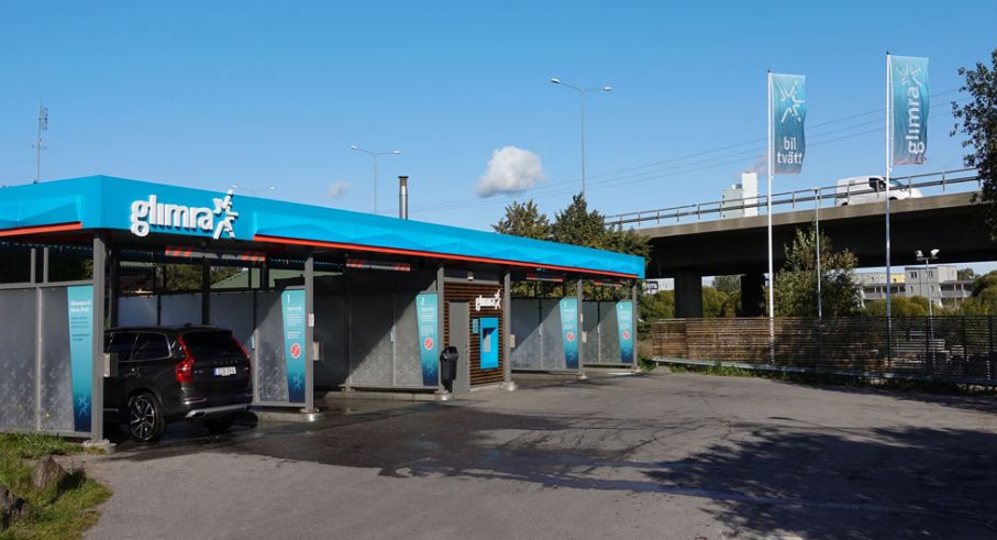 Biltvättkedjan Glimra samlar 56 av landets tvättstationer under samma tak. Kedjan har tillkommit genom en konsolidering av ett antal olika aktörer.