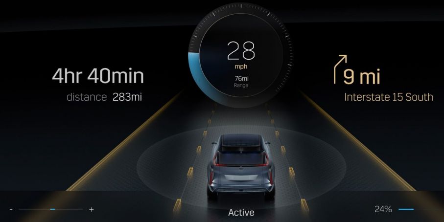 Advanced led display cadillac lyriq 2000