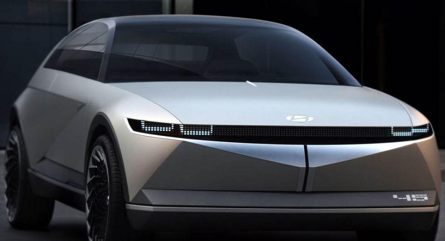 Konceptbilen Hyundai 45 från 2019 ger en försmak av hur nya Ioniq 5 kommer se ut.