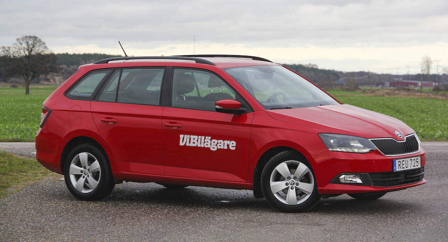 Skoda Fabia, här i kombiutförande, är en av de mest sålda småbilarna i Sverige på senare år.