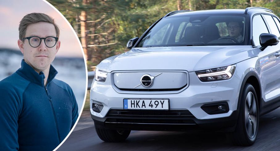 Volvos besked att erbjuda året runt-däck som standard till de nya elbilarna är obegripligt, enligt Vi Bilägares däckexpert Nils Svärd.