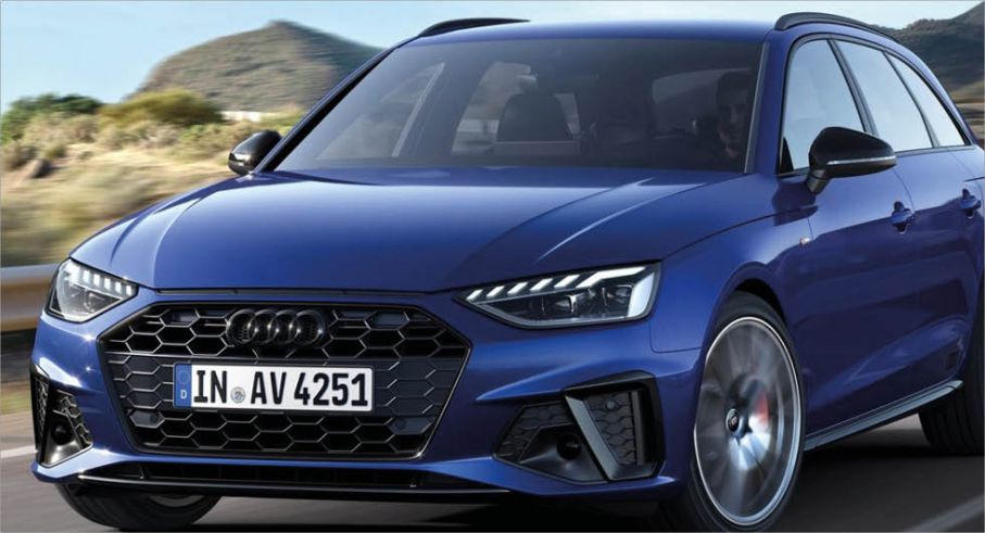 Bilden visar dagens Audi A4, inte den nya modellen.