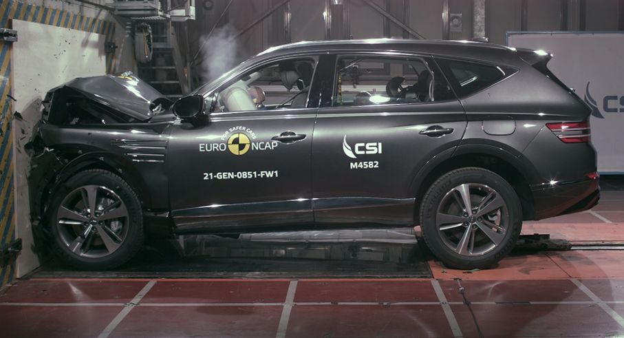 5/5 stjärnor till suven Genesis GV80 i Euro NCAP:s krocktest.