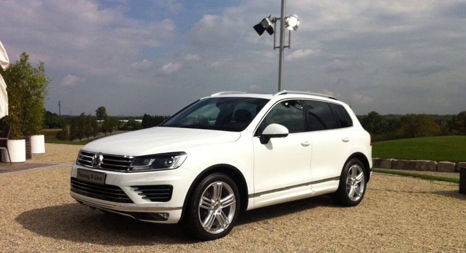 Tommy Wahlström provkör ansiktslyfta Volkswagen Touareg.