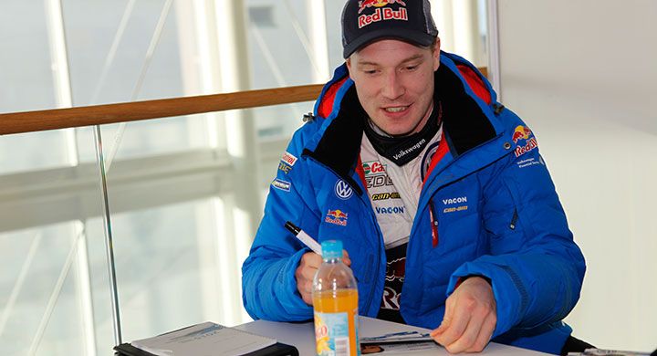Jari-Matti Latvala, högsta status i Finland.
